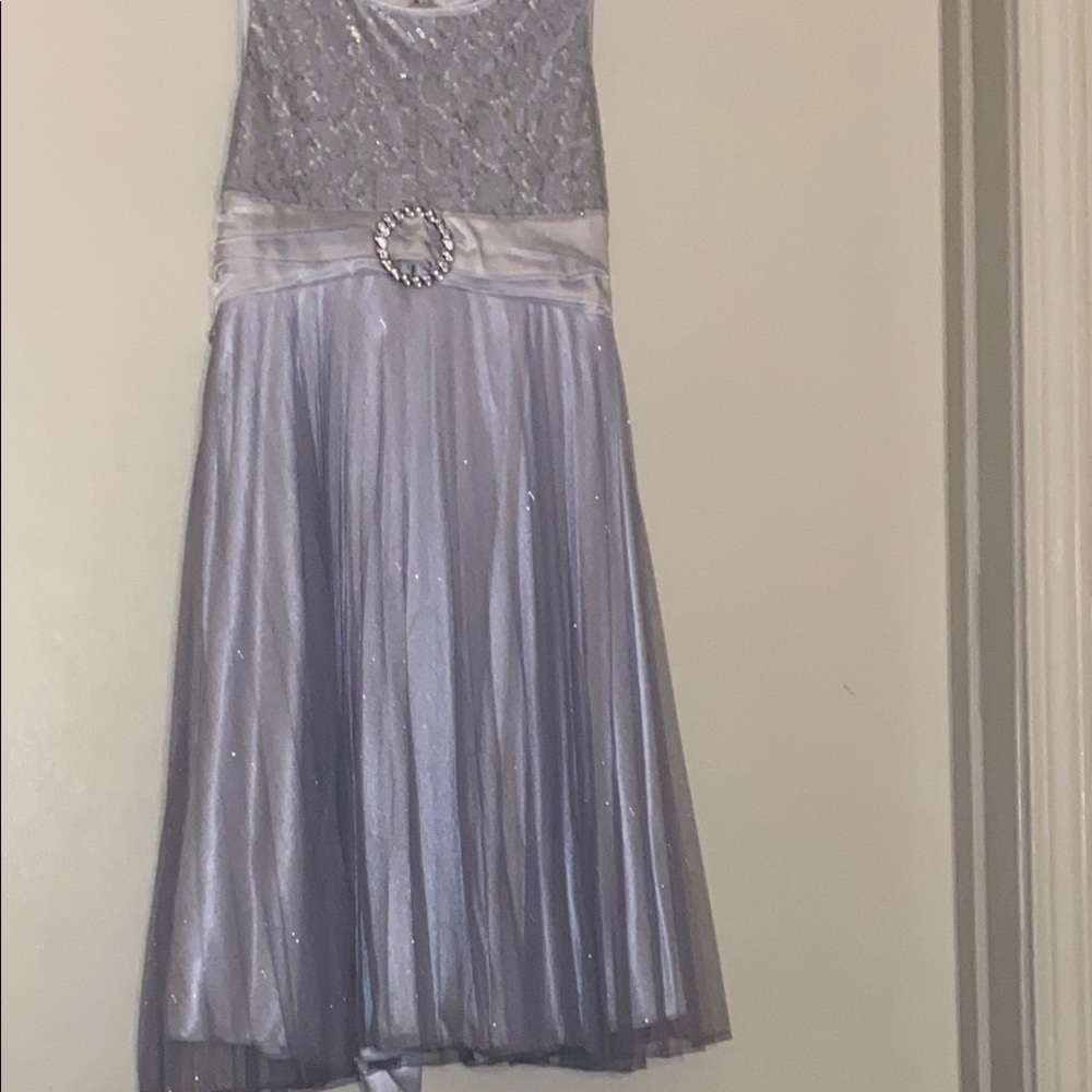 Purple Pleated Ruffled Sundress